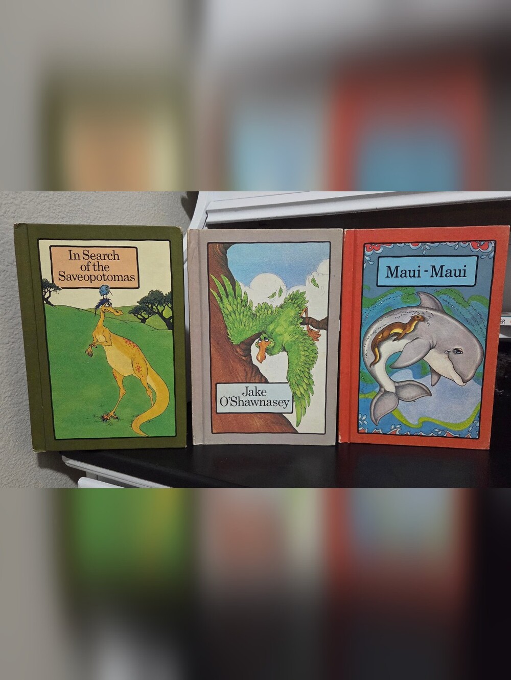 Children's Storybook Set - Green, Cream, and Red Covers